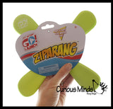 LAST CHANCE - LIMITED STOCK - Boomerang Lightweight Inside Safe Boomerang Flying Disc - Throwing Toy - Fun Indoor Toy