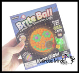 Brite Ball Lite Bright - 80's Vintage Style Toy - Draw with Pegs and Light Brite