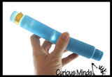 LAST CHANCE - LIMITED STOCK  - Light-Up Large Pull and Pop Snap Expanding Flexible Accordion Tube Toy - Free Play - Open Ended Fidget Toy