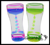 Liquid Dripping Timer - Calm Down Jar - Soothing and Calming Motion - Liquid Timer Sensory Office Toy - Visual Stimulation