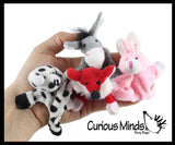Cute Plush Animal Magnets - Locker Critters - Fridge Magnet - Cute - Magnets in Hands and Feet Fun Decoration