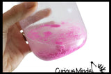 Fishbowl with Magic Sand and Fake Fish - Hydrophobic Play Sand - Build Underwater - Doesn't Get Wet - Stays Dry -  Novelty Trick  - Science Desktop Toy