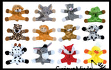 Cute Plush Animal Magnets - Locker Critters - Fridge Magnet - Cute - Magnets in Hands and Feet Fun Decoration
