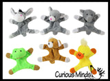 Cute Plush Animal Magnets - Locker Critters - Fridge Magnet - Cute - Magnets in Hands and Feet Fun Decoration