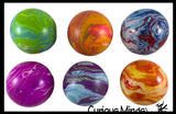 Marble Swirl Soft Doh Filled Stretch Ball - Ultra Squishy Relaxing Sensory Fidget Stress Toy Tie Dye