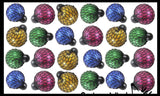 2" Metallic Bubble Mesh Balls - Squishy Fidget Ball with Web Netting - Stress Ball Color Changing Blobs - Sensory, Fidget Toy- Gooey Squish Bubble Popping OT