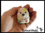 Cute Chunky Animals Micro Slow Rise Squishy Toys - Mini Tiny Animals - Memory Foam Party Favors, Fidgets, Prizes, OT