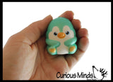 Cute Chunky Animals Micro Slow Rise Squishy Toys - Mini Tiny Animals - Memory Foam Party Favors, Fidgets, Prizes, OT