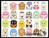 Cute Chunky Animals Micro Slow Rise Squishy Toys - Mini Tiny Animals - Memory Foam Party Favors, Fidgets, Prizes, OT