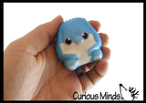 Cute Chunky Animals Micro Slow Rise Squishy Toys - Mini Tiny Animals - Memory Foam Party Favors, Fidgets, Prizes, OT