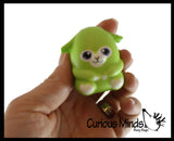 Cute Chunky Animals Micro Slow Rise Squishy Toys - Mini Tiny Animals - Memory Foam Party Favors, Fidgets, Prizes, OT