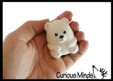 Cute Chunky Animals Micro Slow Rise Squishy Toys - Mini Tiny Animals - Memory Foam Party Favors, Fidgets, Prizes, OT