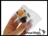 Cute Chunky Animals Micro Slow Rise Squishy Toys - Mini Tiny Animals - Memory Foam Party Favors, Fidgets, Prizes, OT