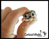 Mini Dog Winter Puppy Animal Themed Slow Rise Squishy Toys - (6 Styles) Memory Foam Squish Stress Ball - Winter Christmas