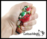 Mini Winter Animal Themed Slow Rise Squishy Toys - (6 Styles) Memory Foam Squish Stress Ball - Winter Christmas