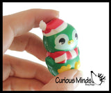 Mini Winter Animal Themed Slow Rise Squishy Toys - (6 Styles) Memory Foam Squish Stress Ball - Winter Christmas