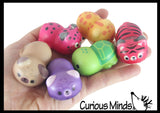Cute Laying Animal Micro Slow Rise Squishy Toys - Mini Animals - Memory Foam Party Favors, Prizes, OT