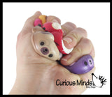 Cute Laying Animal Micro Slow Rise Squishy Toys - Mini Animals - Memory Foam Party Favors, Prizes, OT