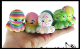 Cute Octopus Micro Slow Rise Squishy Toys - Memory Foam Party Favors, Prizes, OT