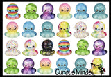 Cute Octopus Micro Slow Rise Squishy Toys - Memory Foam Party Favors, Prizes, OT