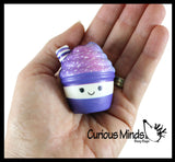 Cute Micro Slow Rise Squishy Toys - Mini Tiny Animals and Foods - Memory Foam Party Favors, Prizes, OT