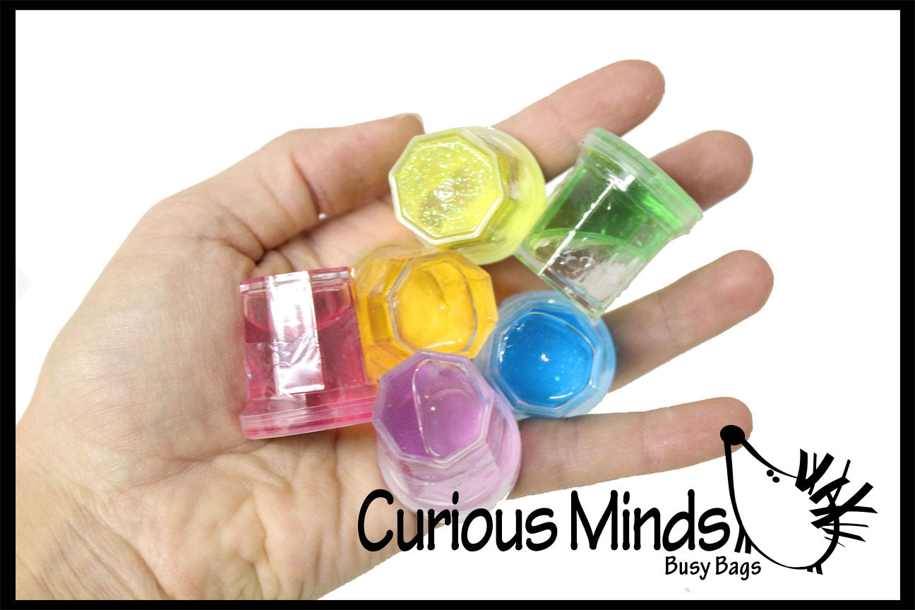 Colorful Mini Slime in Containers - Kids Love Them!