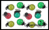 Tiny Mesh Ball - Squishy Fidget Ball with Web Netting - Stress Ball Color Changing Blobs