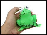 CLEARANCE - SALE - Small Puffer Frog Ball - Squishy Sensory Fidget Ball Toy