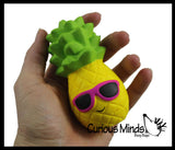 Mini Squishy Slow Rise Foam Pineapple  -  Sensory, Stress, Fidget Toy