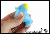 LAST CHANCE - LIMITED STOCK - SALE -Mini Animal Ball Popper Shooter Toy - Put Ball in Mouth and Squeeze to Shoot it Out