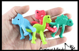 LAST CHANCE - LIMITED STOCK - SALE  - Tiny Dinosaur Bendable Fidget Toys - Cute Mini Dino Animal Figurines - Party Favors, Prizes, Egg Fillers