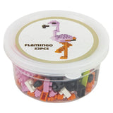 LAST CHANCE - LIMITED STOCK  - SALE - Mini Brick Block Set - Flamingo or Zebra - Micro Building Toy Cute Novelty Prize