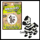 LAST CHANCE - LIMITED STOCK  - SALE - Mini Brick Block Set - Flamingo or Zebra - Micro Building Toy Cute Novelty Prize