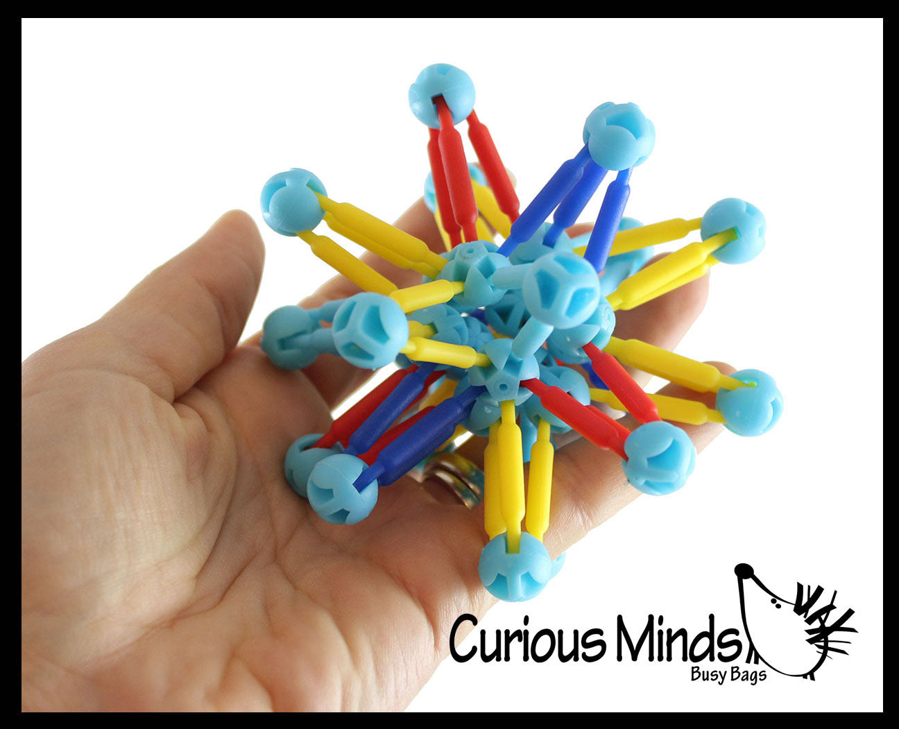 Mini Collapsible Ball - Expanding and Contracting Ball - Grow and Shrink Fidget Ball - Anxiety Breathing Exercises
