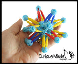 Mini Collapsible Ball - Expanding and Contracting Ball - Grow and Shrink Fidget Ball - Anxiety Breathing Exercises