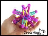 Mini Collapsible Ball - Expanding and Contracting Ball - Grow and Shrink Fidget Ball - Anxiety Breathing Exercises