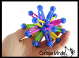 Mini Collapsible Ball - Expanding and Contracting Ball - Grow and Shrink Fidget Ball - Anxiety Breathing Exercises