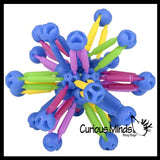 Mini Collapsible Ball - Expanding and Contracting Ball - Grow and Shrink Fidget Ball - Anxiety Breathing Exercises