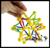 Mini Collapsible Ball - Expanding and Contracting Ball - Grow and Shrink Fidget Ball - Anxiety Breathing Exercises