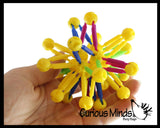 Mini Collapsible Ball - Expanding and Contracting Ball - Grow and Shrink Fidget Ball - Anxiety Breathing Exercises