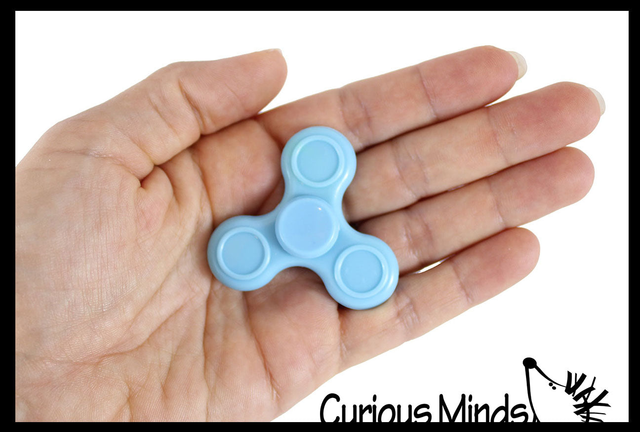 Mini Fidget Spinners - Fidget Toy - Sensory Stress Toy - Tiny Hand Spi ...