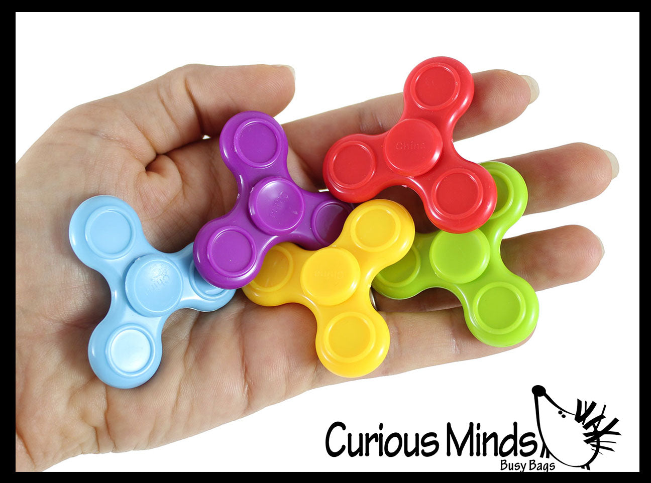 Mini Fidget Spinners - Fidget Toy - Sensory Stress Toy - Tiny Hand Spi ...