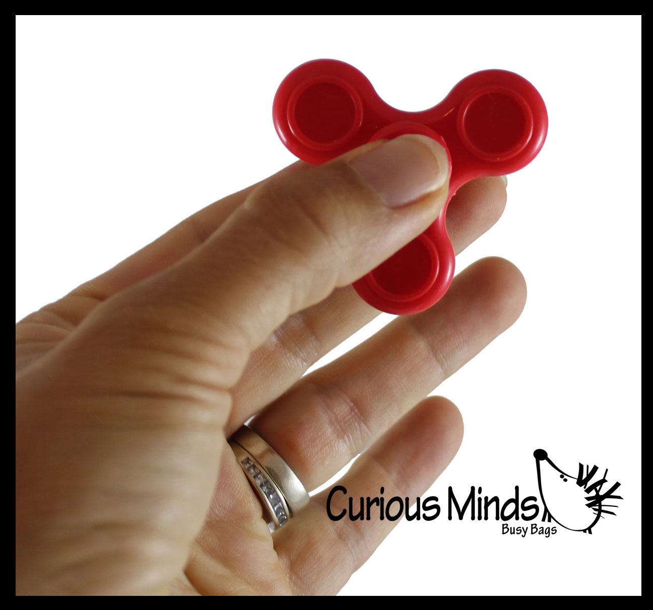 kaustisk Hør efter skarp Mini Fidget Spinners - Fidget Toy - Sensory Stress Toy - Tiny Hand Spi |  Curious Minds Busy Bags