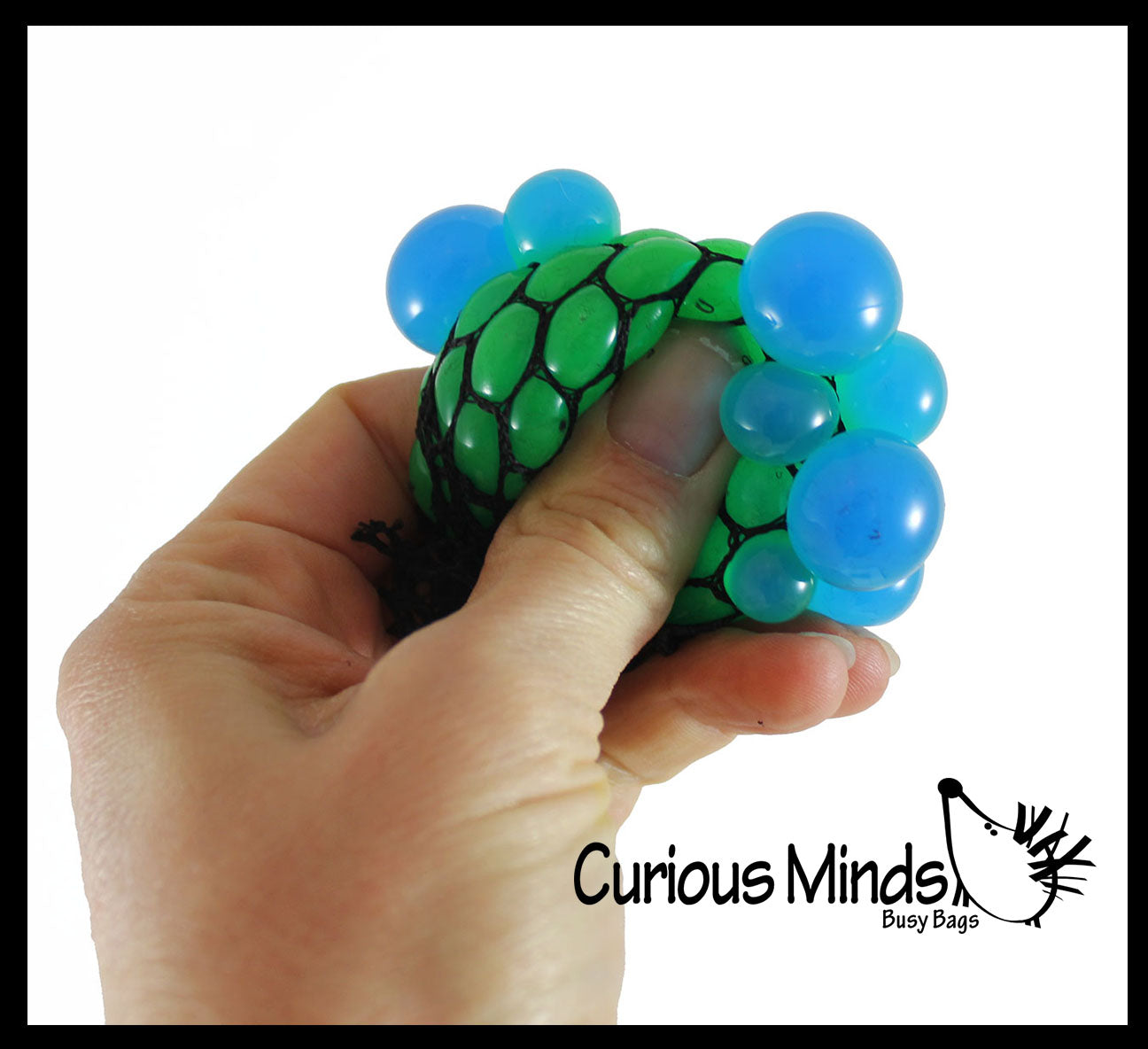 Tiny Mesh Ball - Squishy Fidget Ball with Web Netting - Stress Ball Co ...