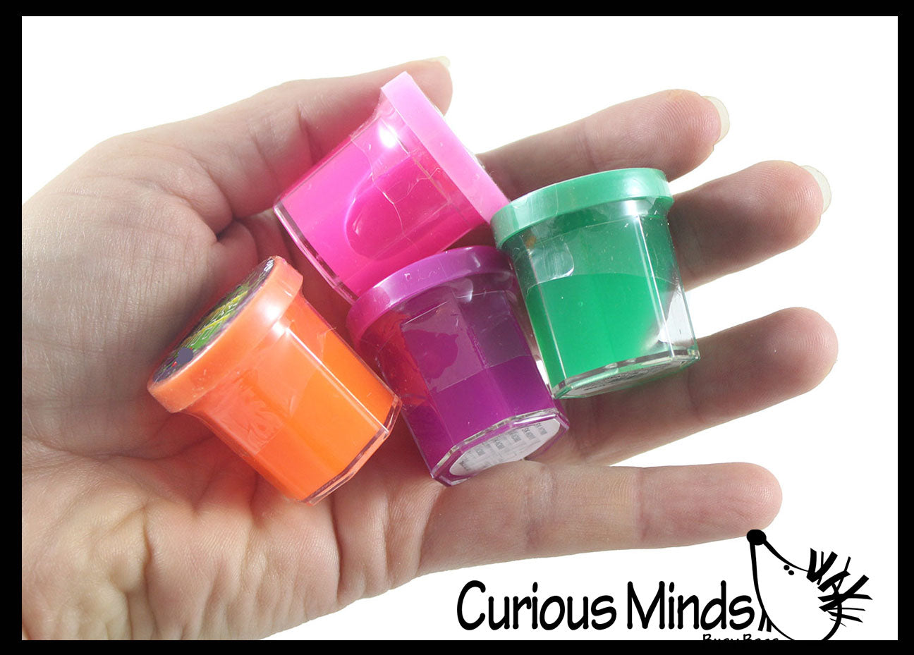 Mini Neon Noise Fart Putty - Mini Slime Containers for Halloween Goody Bags - Trick or Treat Bulk - Set of 48 Slimes (4 Dozen)