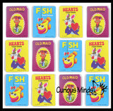 Mini Children's Card Games - Fun Kid's Card Game -  Go Fish, Hearts, Old Maid