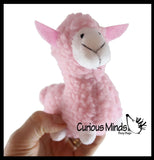 LAST CHANCE - LIMITED STOCK  - SALE - Mini Alpaca Stuffed Animal Toy - Soft Animal Plushie  Stuffie. Llama- Soft Snuggly Toy