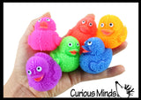 Mini Puffer Ducks - Small Novelty Toy - Party Favors - Cute Tiny Fidget Toys - Duckie Lover