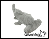 3 Cute Mini Ocean Animal Plush Stuffed Animals- Adorable Mini Plushie - Hammerhead Shark, Jellyfish, Lobster