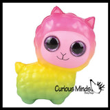 Small Animal Slow Rise Squishies Slow Rise Foam - Scented Sensory, Stress, Fidget Toy - Unicorn, Frog, Cat, Dog, Alpaca, Panda, Duck, Sloth